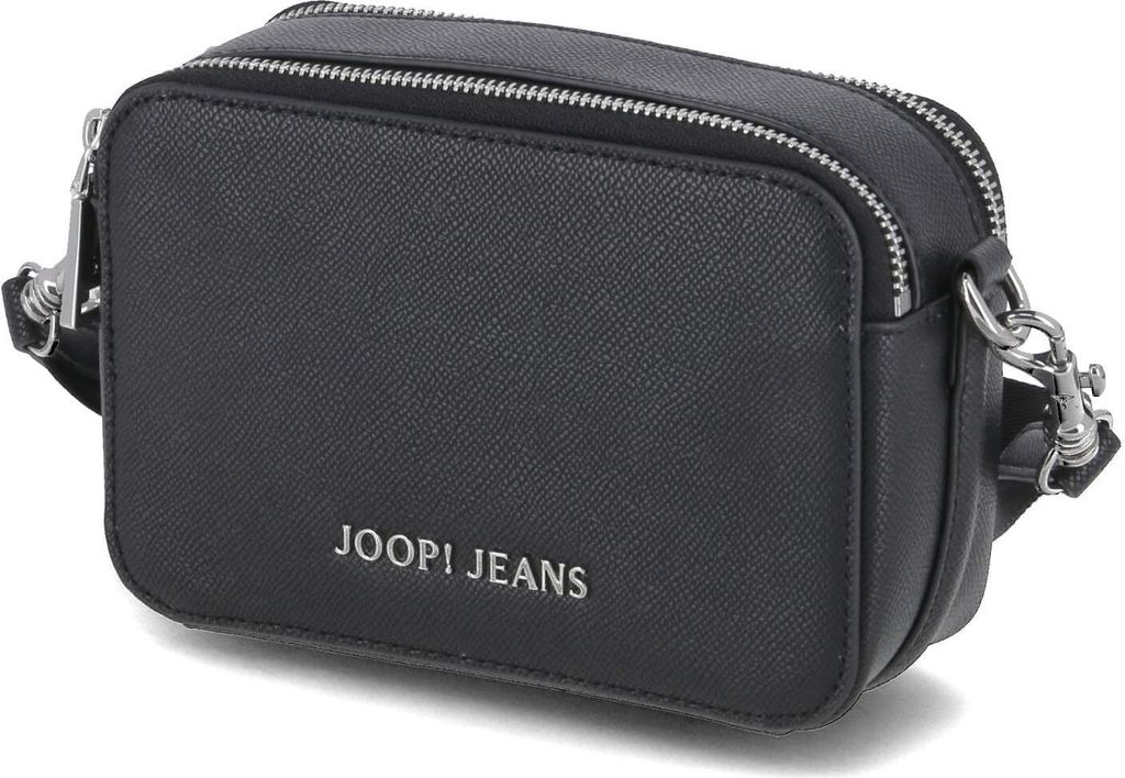 Joop Jeans Damen Camera Bag/ Schultertasche/ Umhängetasche SUSAN Schwarz Kunstleder -