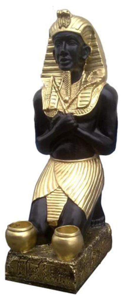 Ägypten Skulptur Ramses II Kunststoff Statue Figuren Statuen Antik Stil 55cm