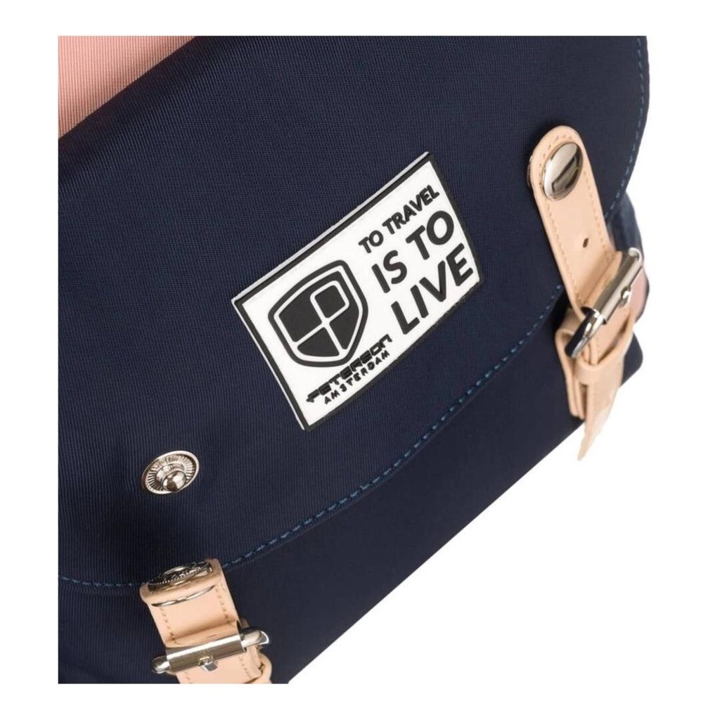 Peterson | Urbaner, packbarer Polyester-Rucksack, Marine, Produktbild 