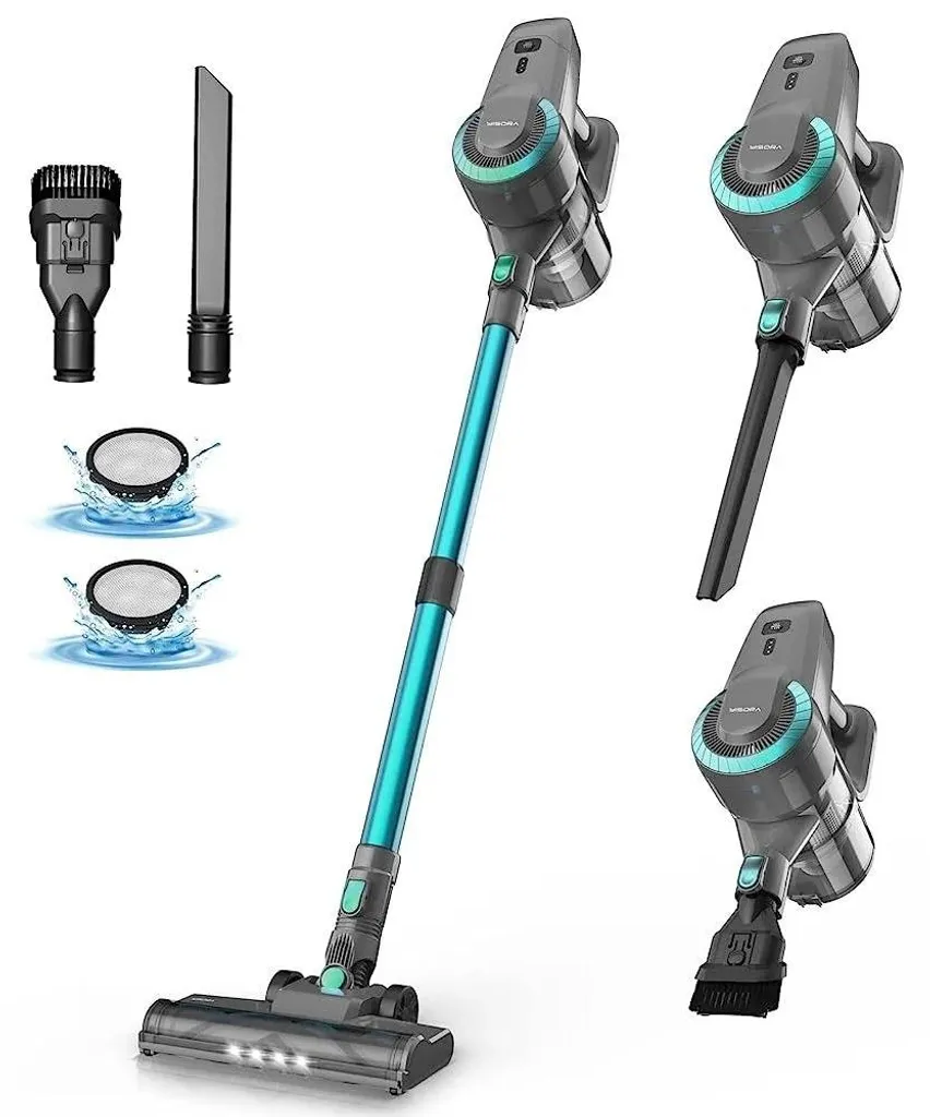 Aspirateur N300 à filtration HEPA 175W - 40 min de nettoyage sans fil