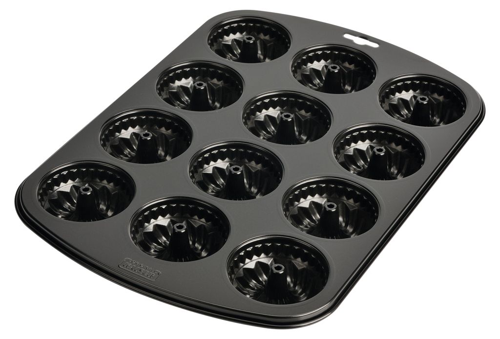 Kaiser 646190, Muffin-Backform, Rechteckig, Metall, Flache Produktbild 