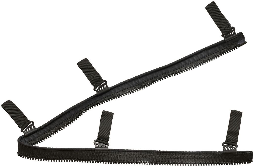 Fermeture à glissière Halvarssons V2, noire, 80 cm Image du produit 