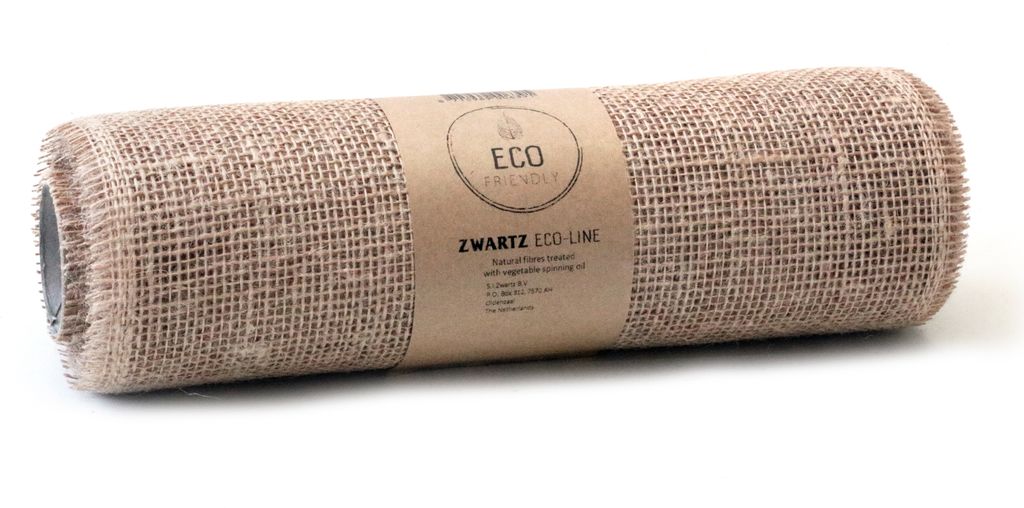 DecoHomeTextil SIZO Deco Jute Eco Friendly Tischläufer Tischband Geschenkband Beige 30 cm x 500 cm