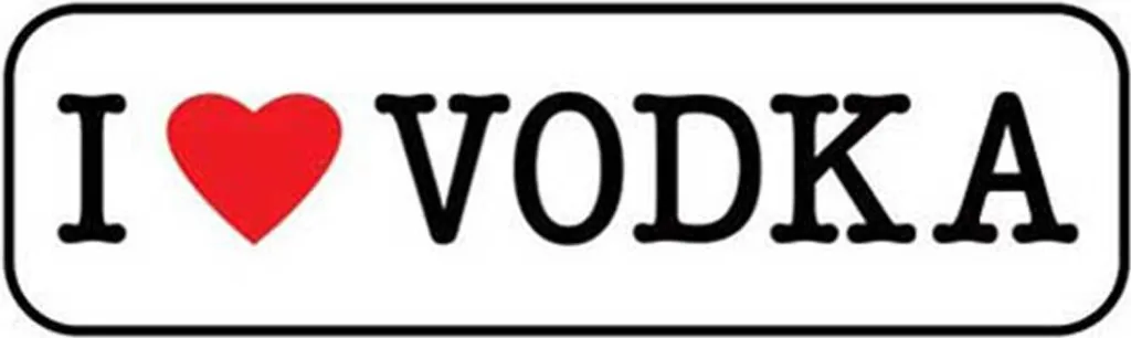 Affiche Vodka Design Slim avec Rails en Aluminium Haut de Gamme 93 cm