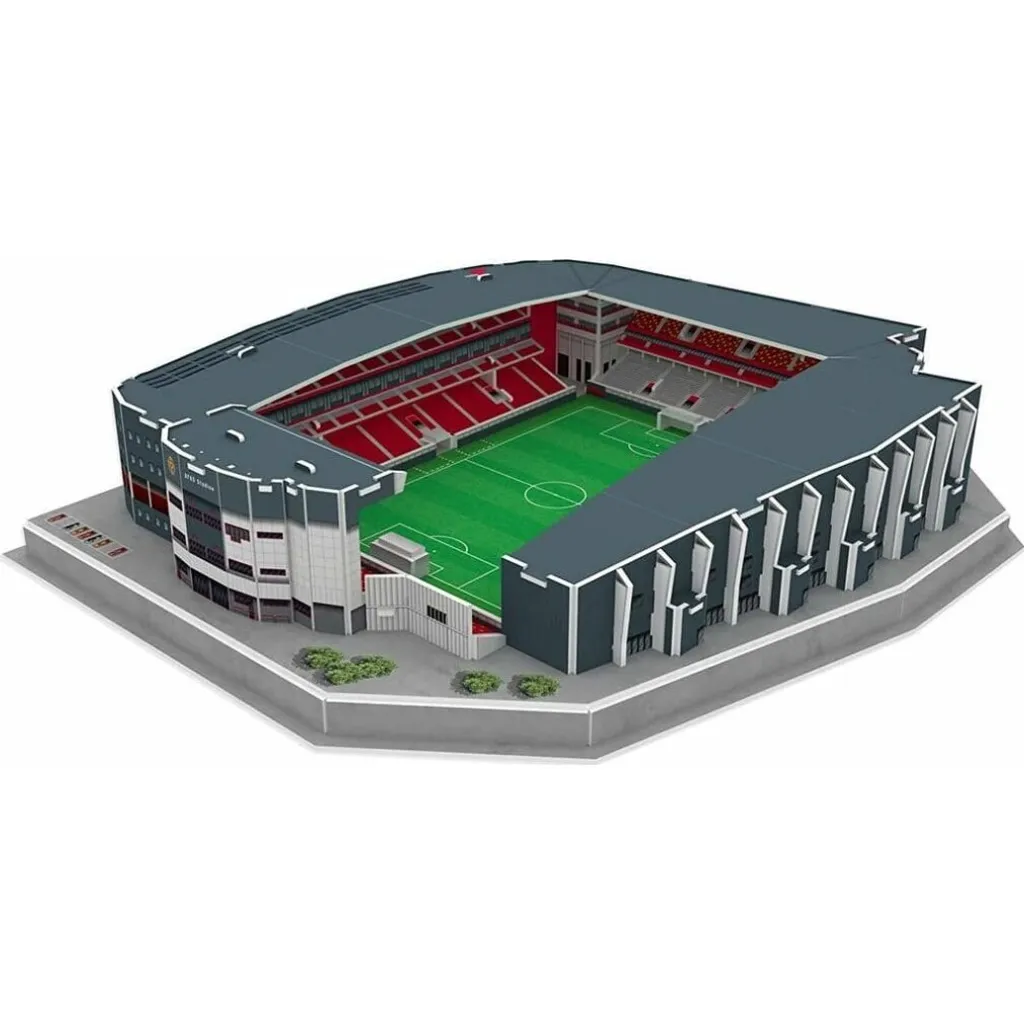 Puzzle 3D Stade de Foot KV Mechelen - Décoration Idéale Supporters 81 Pcs