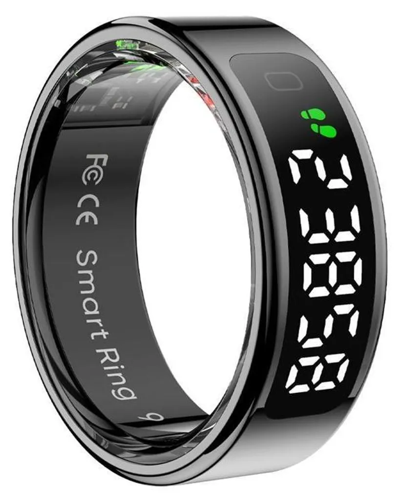 Regalo Originale: COLMI R12 Smart Ring Nero 17.9MM con Display