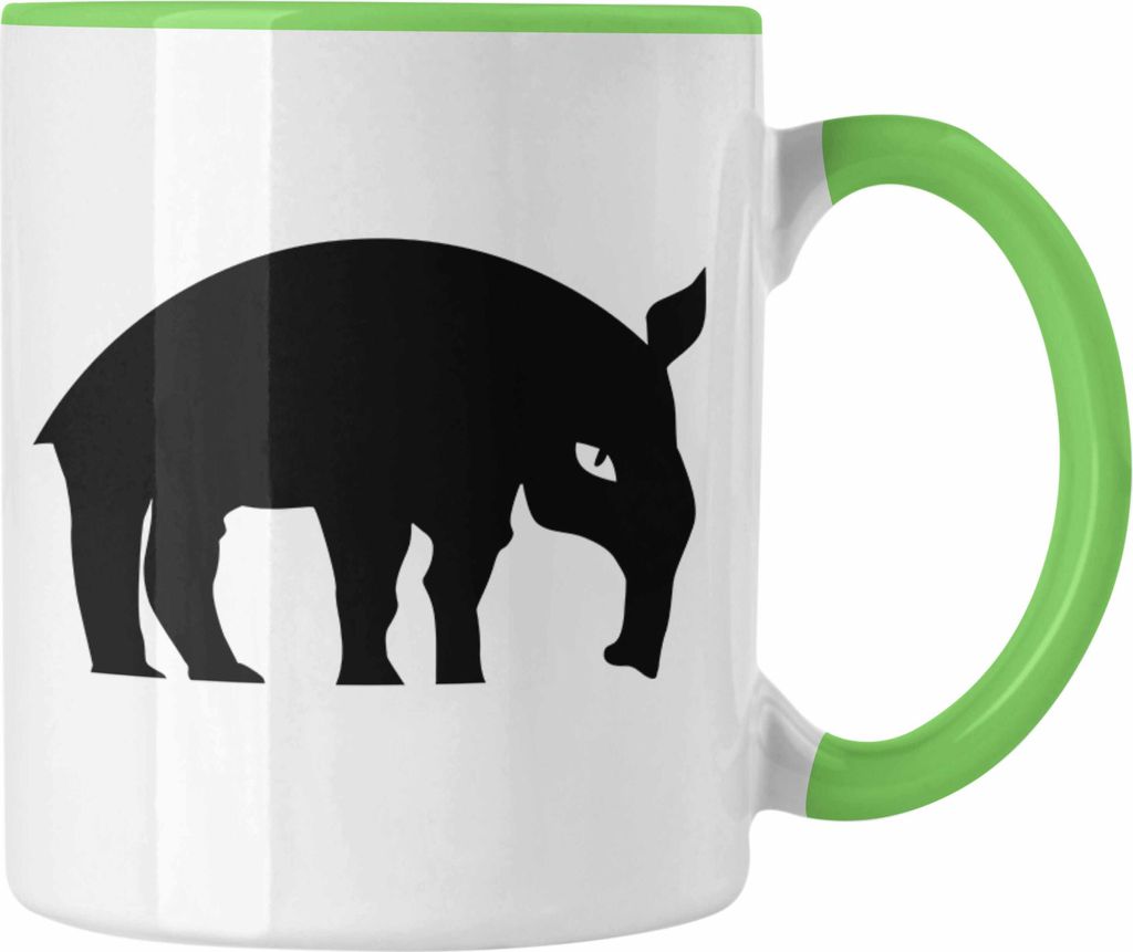 Trendation - Lustige Ameisenbär Tasse (Grün)