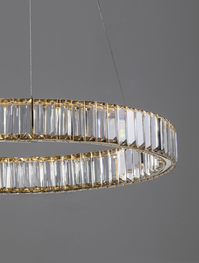 Nova Luce AURELIA LED závěsné světlo zlaté 41W neutrální Obrázek produktu 5