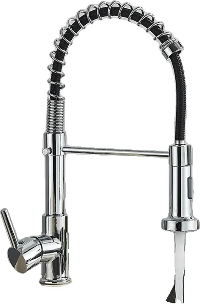 Robinet d'évier pour grande cuisine, tête flexible pour rinçage efficace