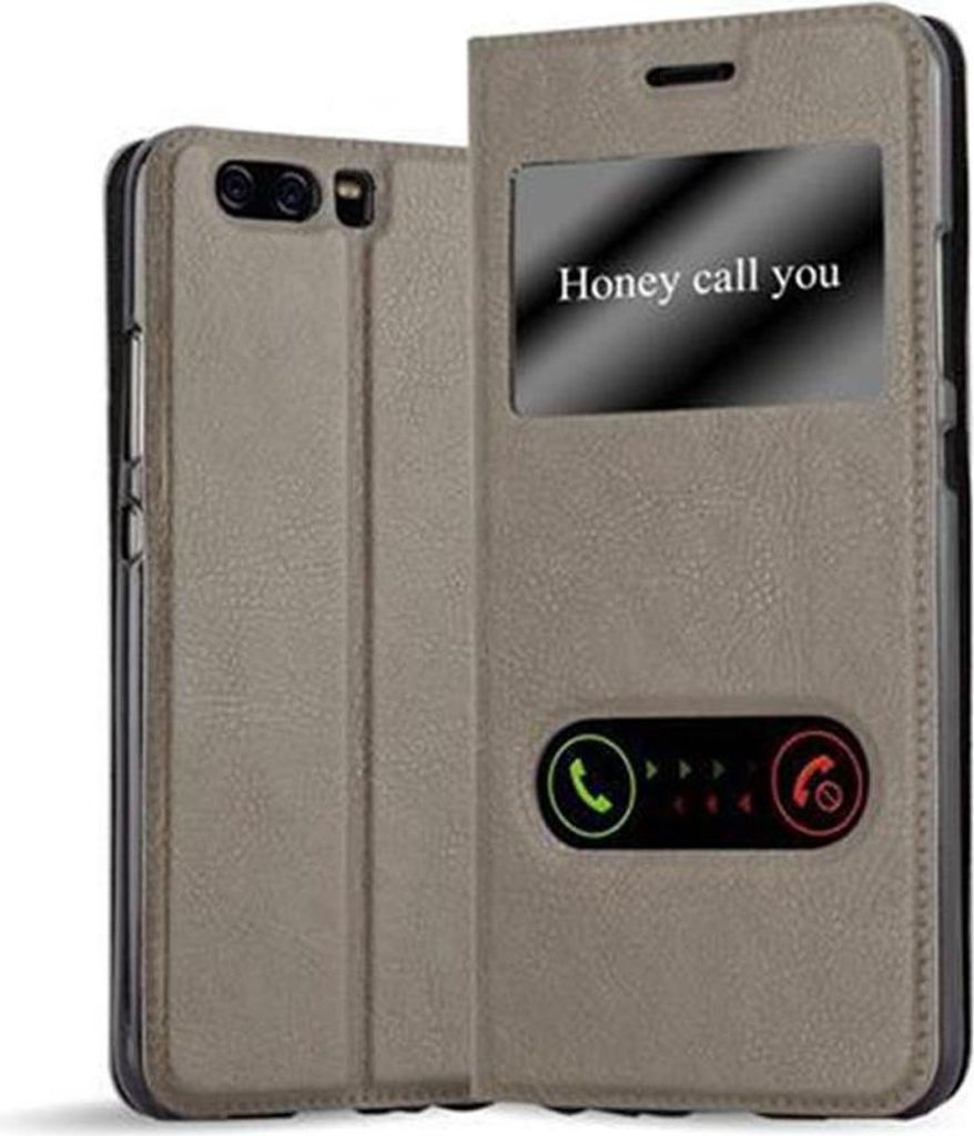 Cadorabo Schutzhülle für Huawei P10 Hülle in Braun Handyhülle Book Case Cover Etui