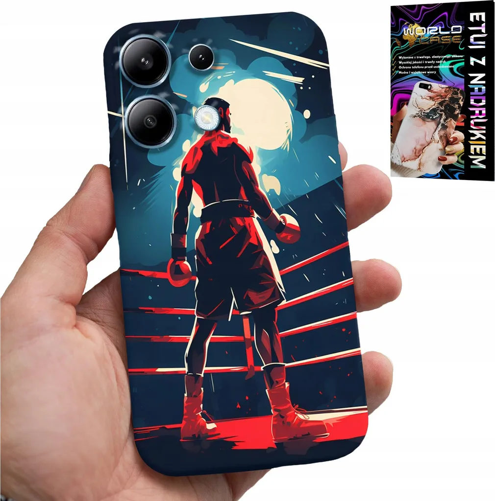 Custodia Antiurto Xiaomi Note 13 4G Boxe Edition con Vetro 9H