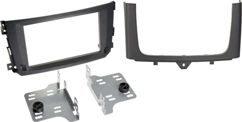 Cadre de montage autoradio 2-DIN pour Smart Fortwo 2010-2015 Sat Nav