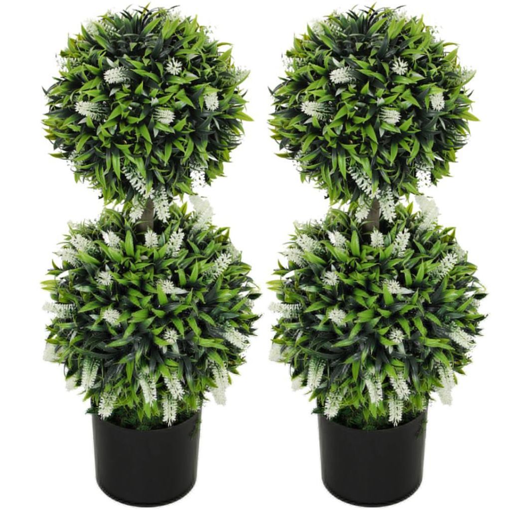 2er-Set Künstliche Pflanzen,Kunstpflanze im Blumentopf, 70 cm Zimmerpflanze für Wohnzimmer, Garten