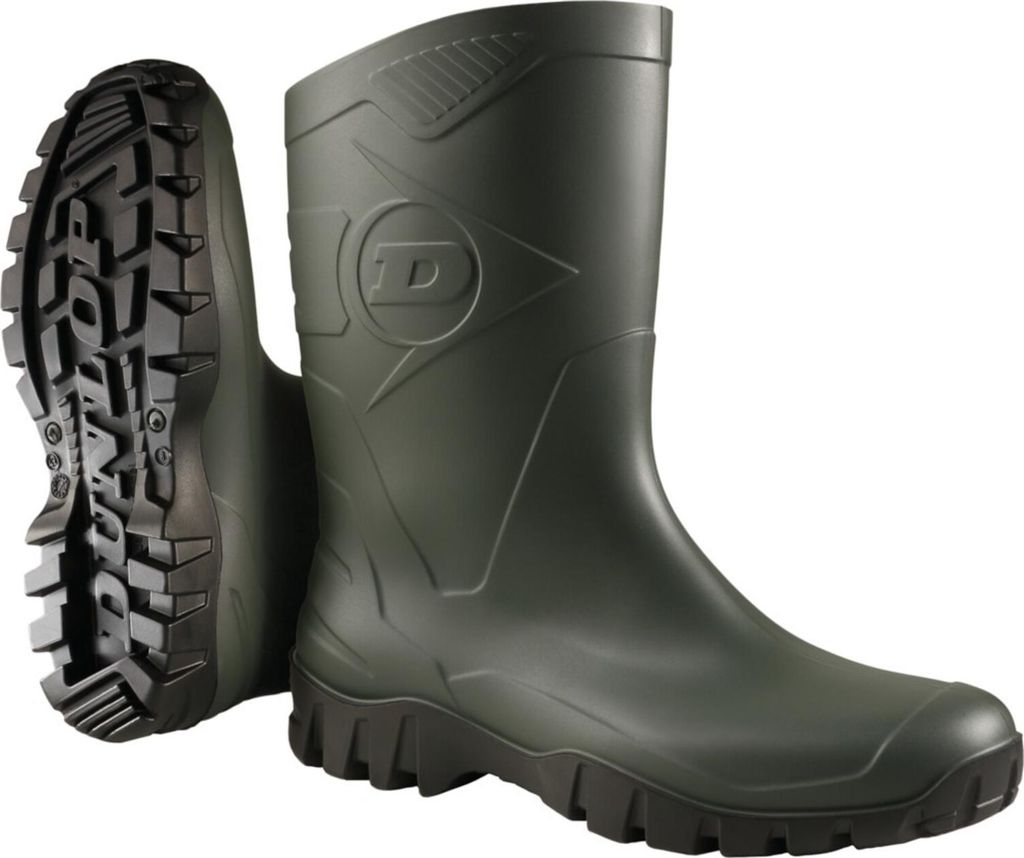 Dunlop Halbhoher Stiefel Dee grün ohne Schutzkappe Größe 38