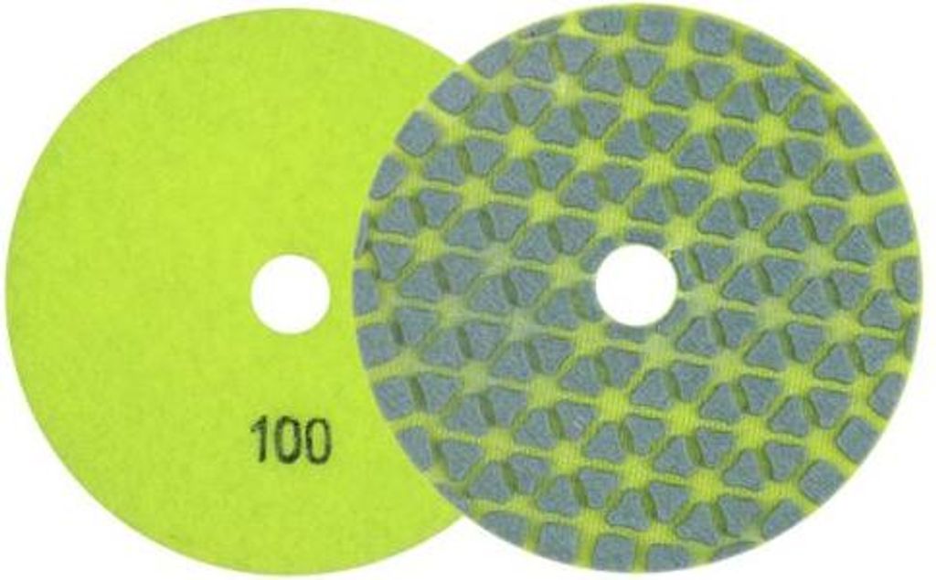 PRO5 | flexible Diamantpolierscheibe Ø100 mm - Korn P 100 (Trockenpolieren)