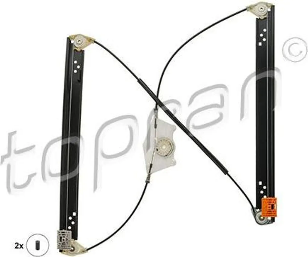 Lève-vitre TOPRAN 113 611 Fiable pour OE 95554246104 Haute Qualité