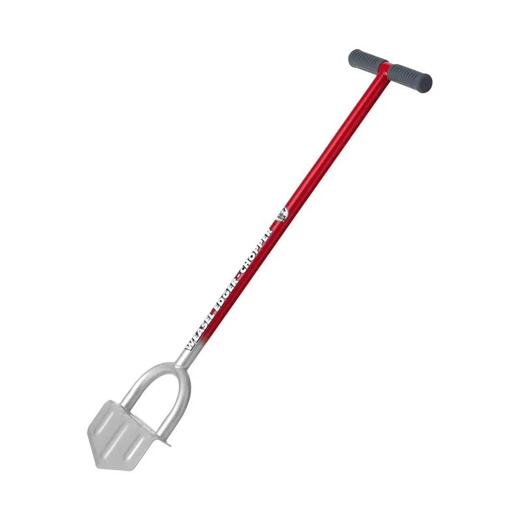 Coupe-bordure manuel demi-lune inox avec repose-pied large confort