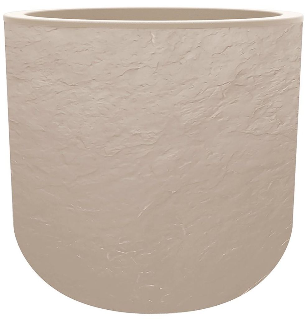 EDA Pflanzgefäß VOLCANIA UP rund 485 mm beige Produktbild 