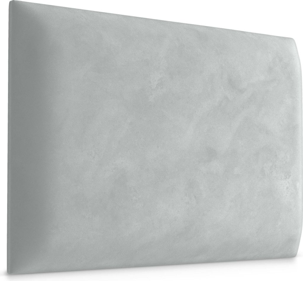 Muralo POLSTERPANEEL Wandpolster Wandkissen Bettkopfteil Wandpaneel Magic Velvet Aschgrau 2239 40 cm x 30 cm