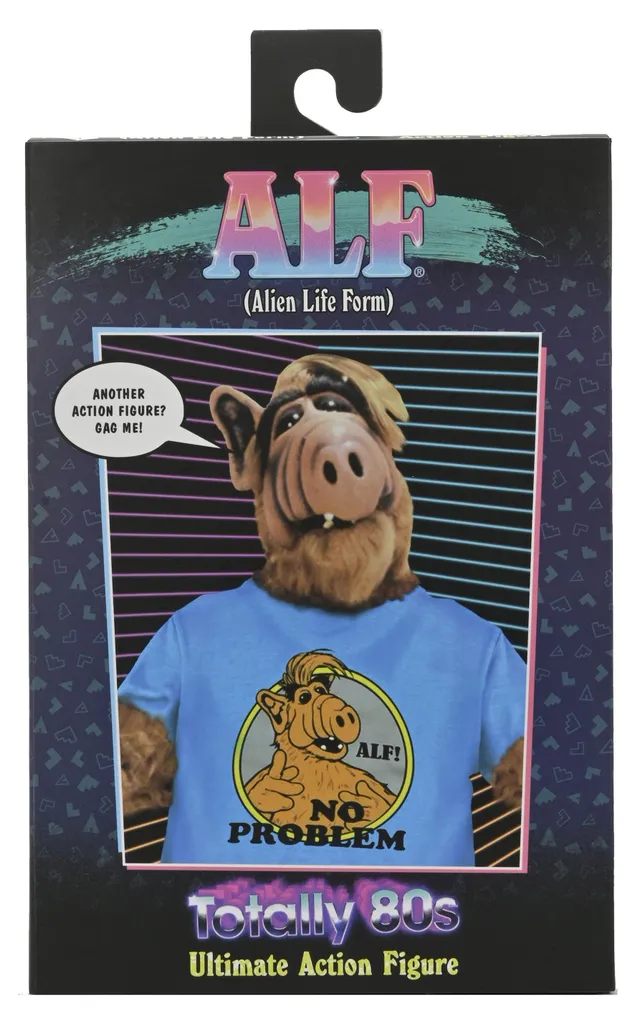 Figurine ALF Ultimate 18 cm NECA - Edition Totally 80s avec accessoires