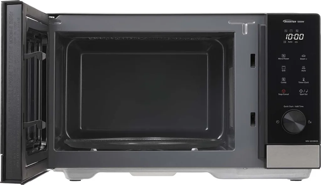 Micro-ondes pose libre 29L inox 1000W - Appareil de cuisson polyvalent
