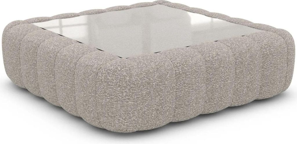 Bouclé Couchtisch Square Valora Sand