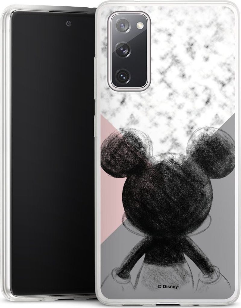 DeinDesign Slim Hülle für Samsung Galaxy S20 FE 5G Silikon Case Ultra Dünn Handyhülle Disney Marmor Mickey Mouse