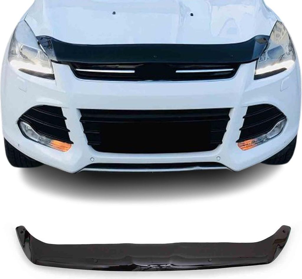 Motorhaube Deflektor Insekten Steinschlagschutz für Ford Kuga 2008-2013 Schwarz