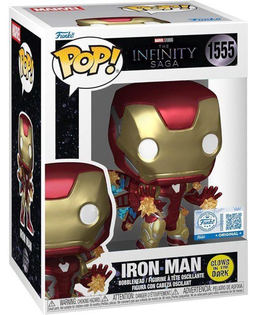 Funko Pop! Marvel Iron Man Beams Pop! Plus Vinyl Figur, Marvel Universum, Offiziell Lizenziert