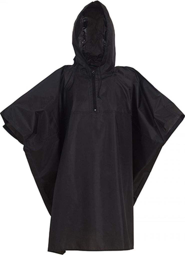 YOKO HVS470 | Damen Promo Poncho - Farbe: Black - Größe: Produktbild 