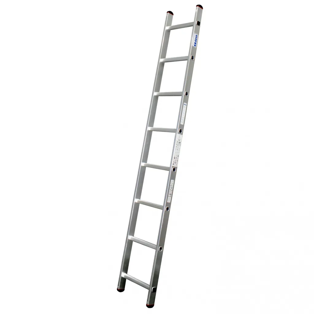 Échelle simple 8 échelons KRAUSE CORDA 010087 avec pieds antidérapants