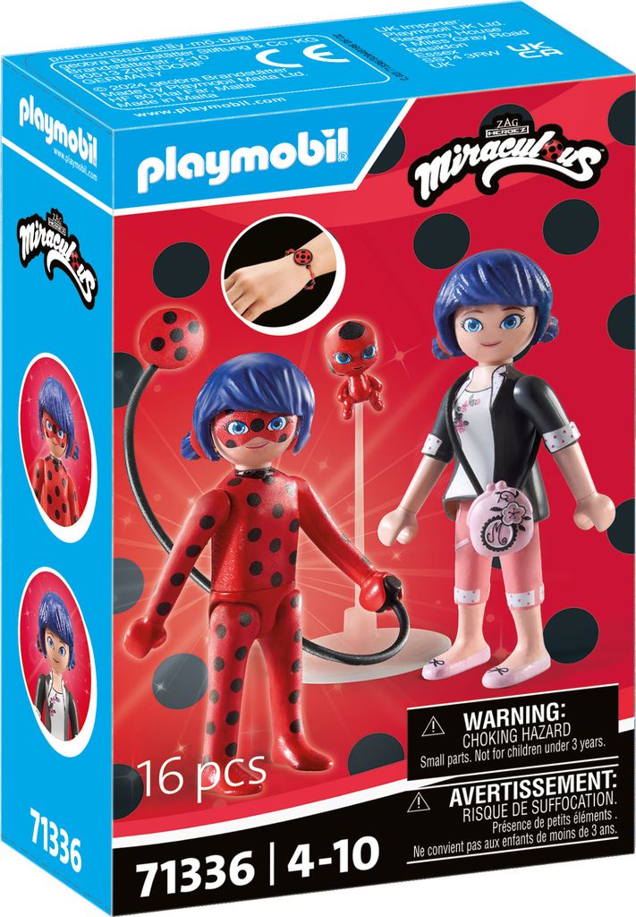 PLAYMOBIL Miraculous 71336 Miraculous: Marinette & Ladybug