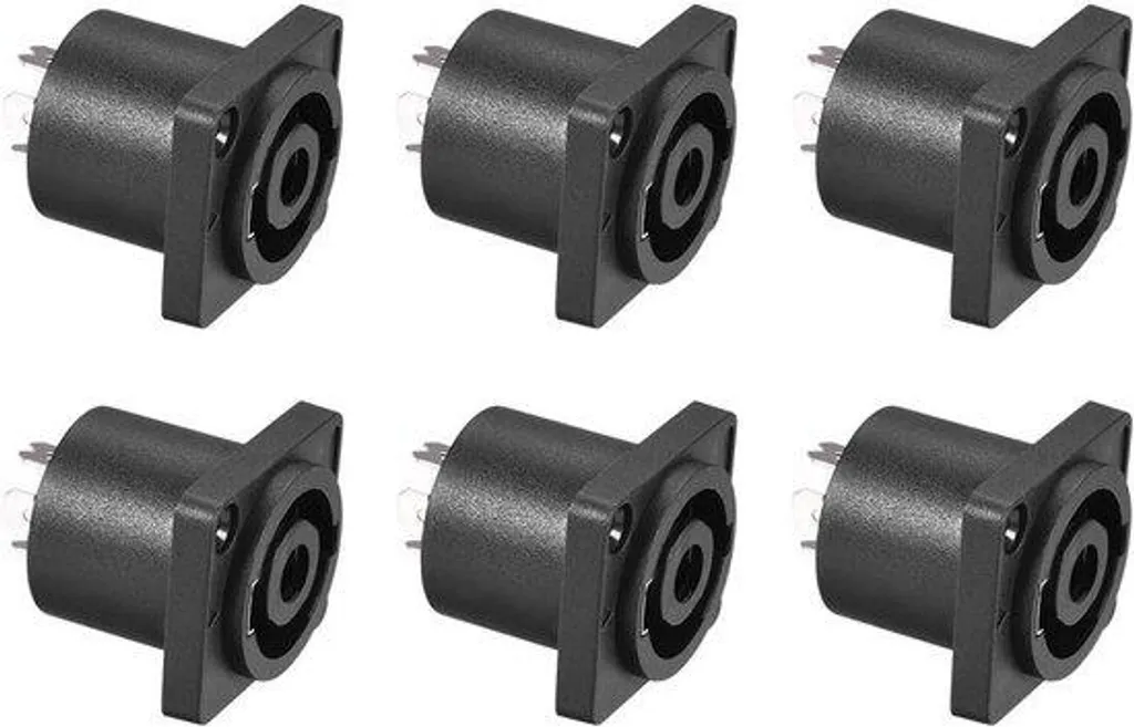Connecteur enceinte Twist Lock Lot de 6 pour réparer vos prises audio usées