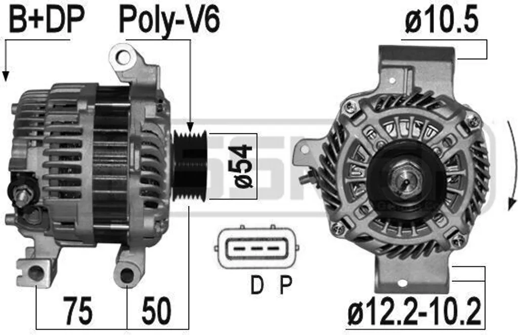 Alternateur de rechange 209352A : fin des pannes de batterie Mazda 6