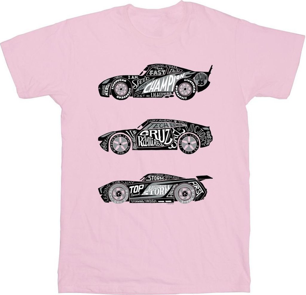 Disney - "Cars" T-Shirt für Jungen BI12126 (116) (Babyrosa)