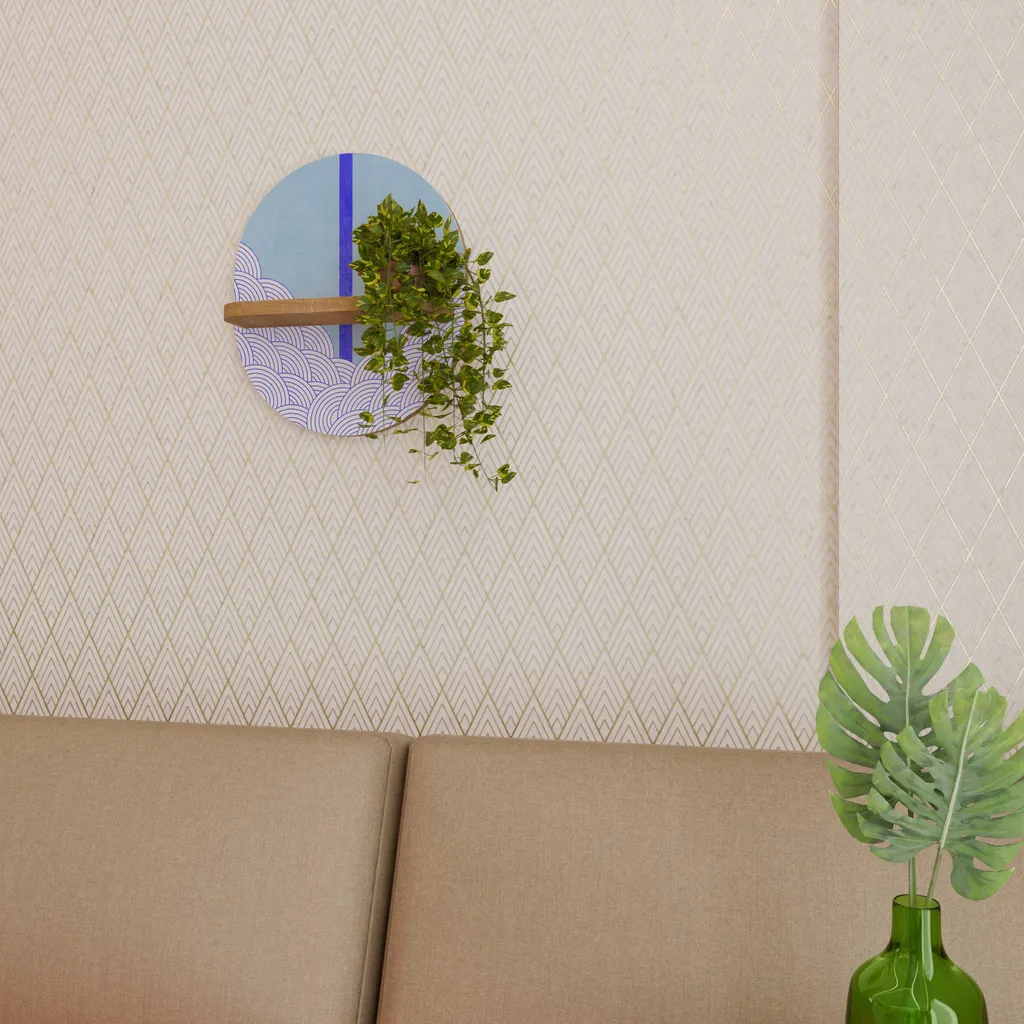 Étagère ovale pour optimiser l'espace de votre chambre à coucher - 5
