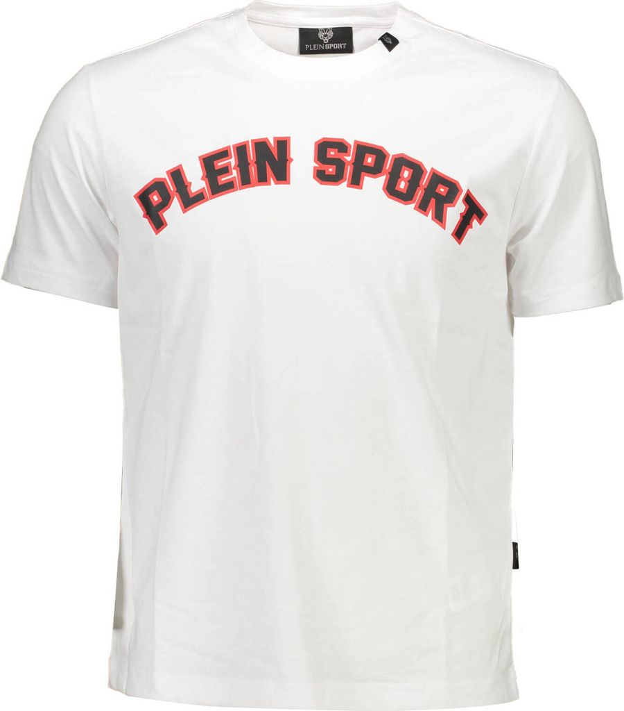 PLEIN SPORT WEISSES KURZARM-T-SHIRT FÜR HERREN : Farbe - Weiß, Größe - 2XL Größe: 2XL Farbe: Weiß