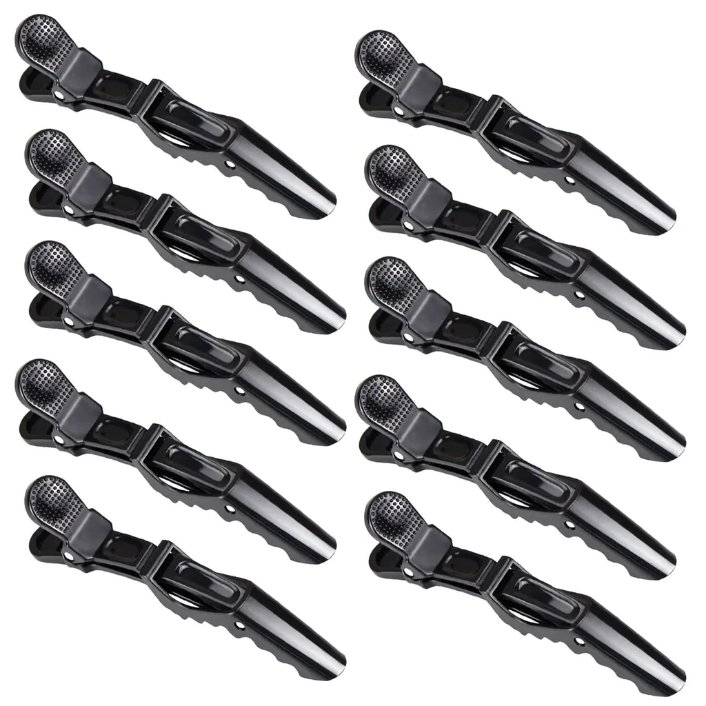 Barrettes à cheveux crocodiles pour fixer les mèches sans glisser lot x12