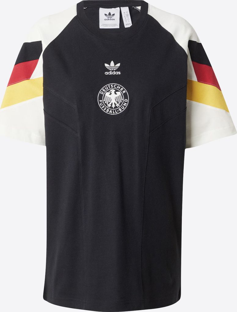 Adidas T-Shirt Dfb 1996 Retro Shirt Schwarz M EM 2024