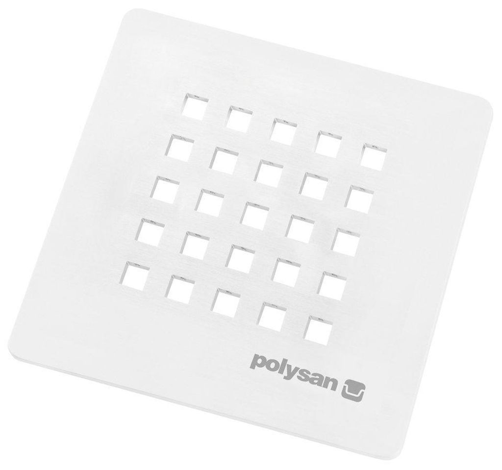 Polysan TRENECA Siphonabdeckung eckig, weiß
