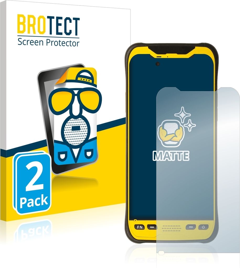 2x BROTECT Schutzfolie für Trimble TDC600 Displayschutz Displayschutzfolie Folie Matt Entspiegelungsfolie