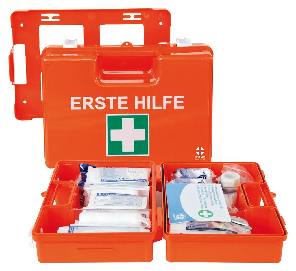GRAMM medical DIN 13 157 Verbandkoffer Domino Produktbild 