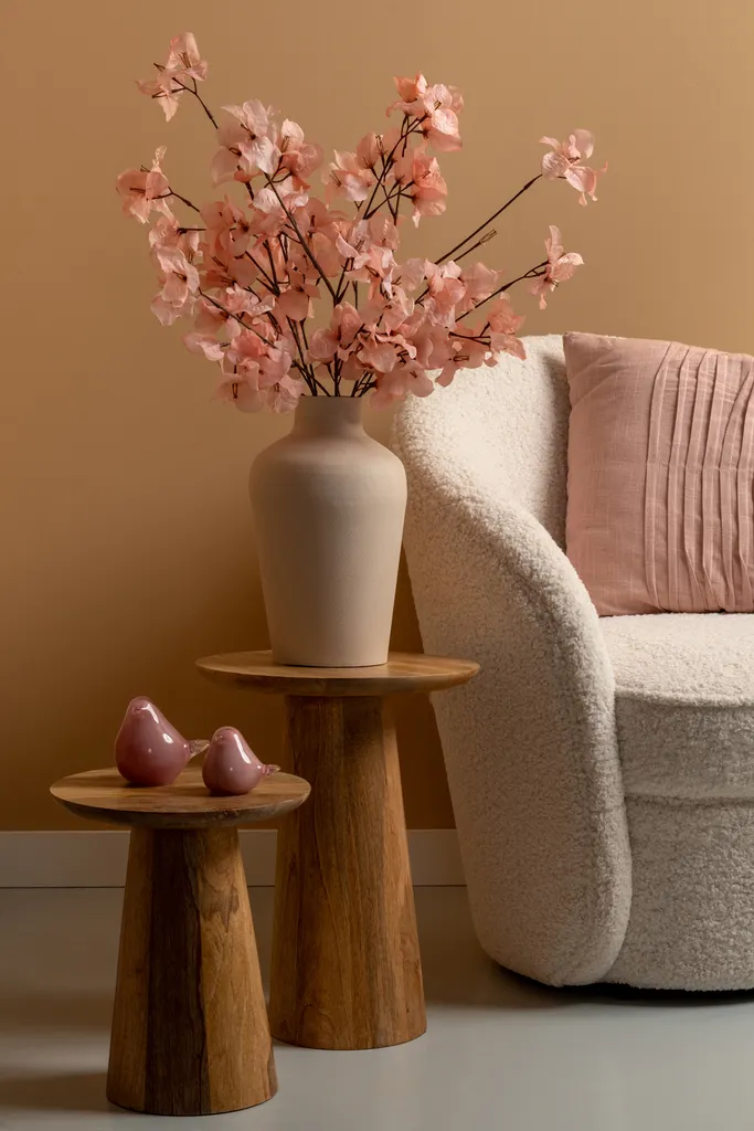 Petite Table Basse d'Appoint Naturelle Force Small - Meuble de Salon - 9