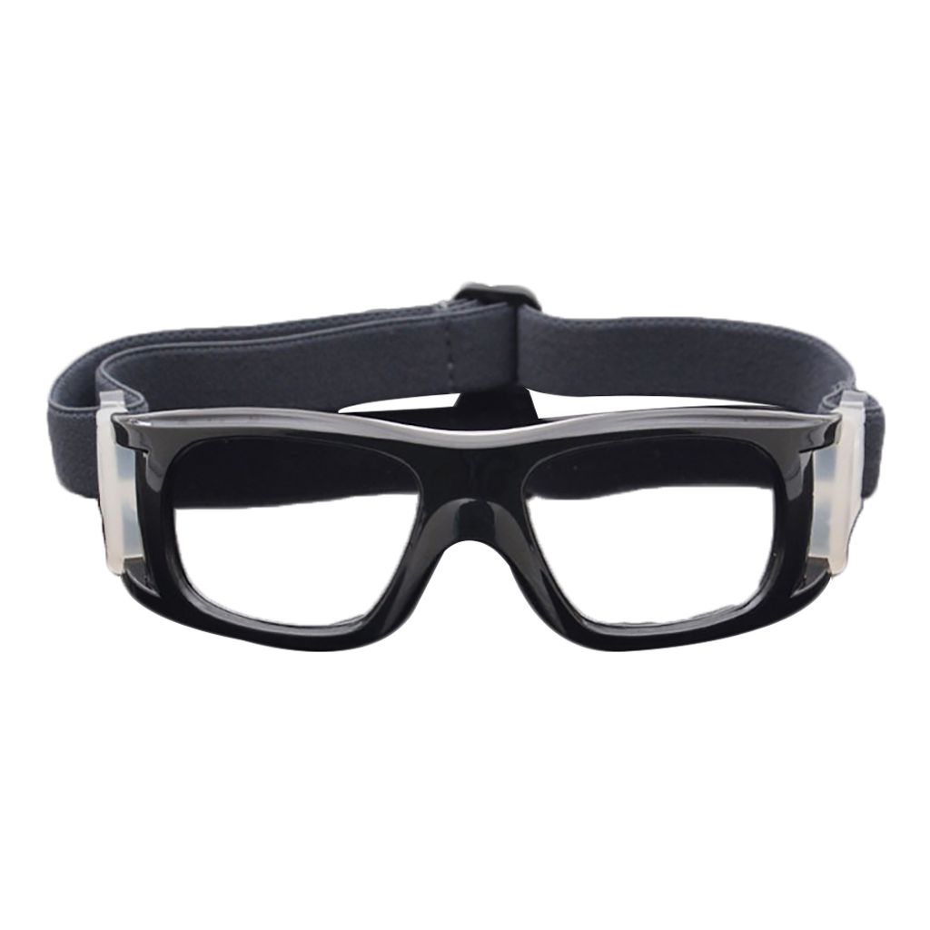 Sport Fußball Basketball Badminton Schutzbrille Augenschutz Brille Brillen-Schwarz