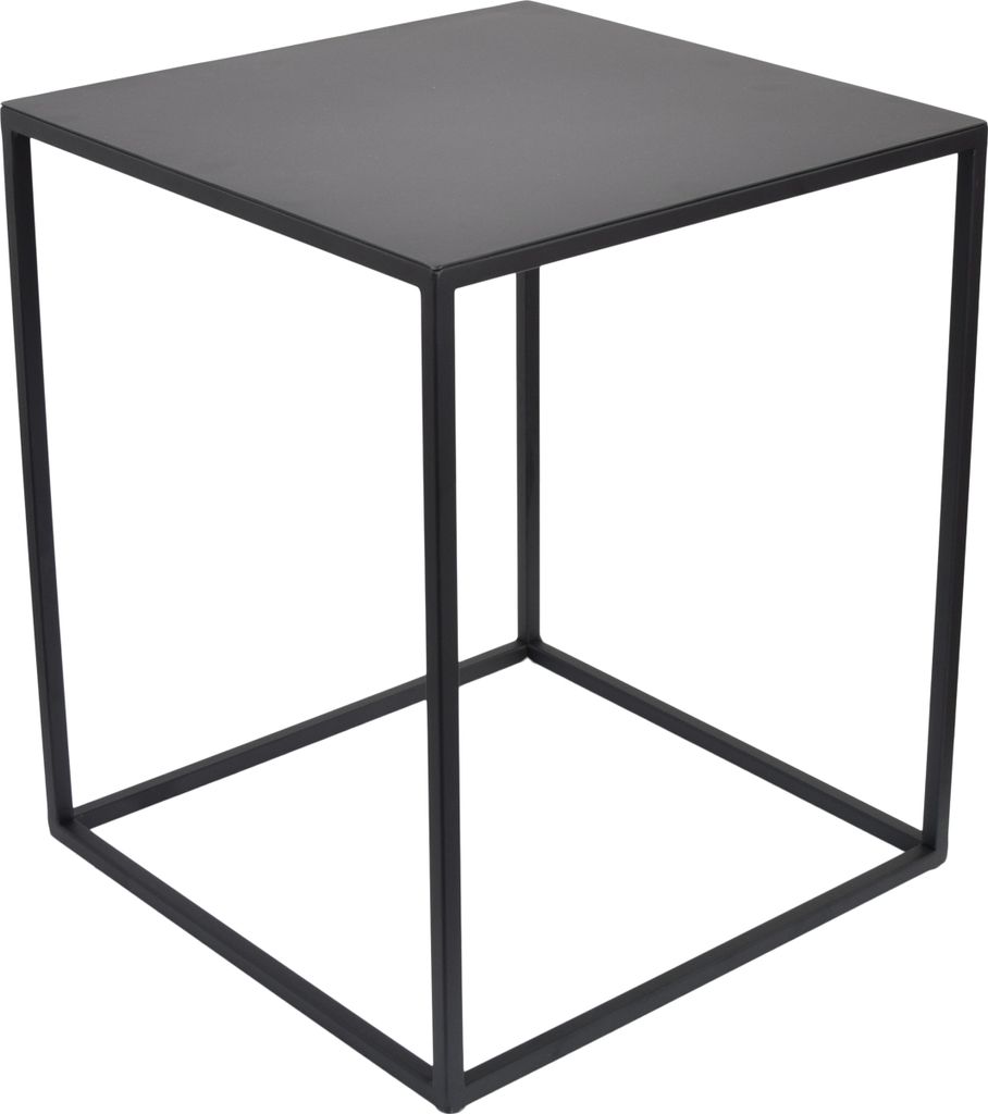LOFT42 Aron Beistelltisch Quadratisch - schwarz Metall - Produktbild 