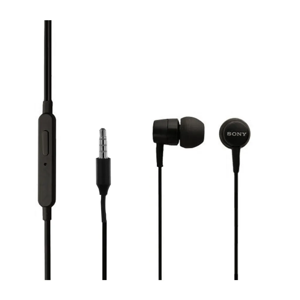 Écouteurs Sony MH750 Intra-auriculaires Noirs avec Micro Intégré Original