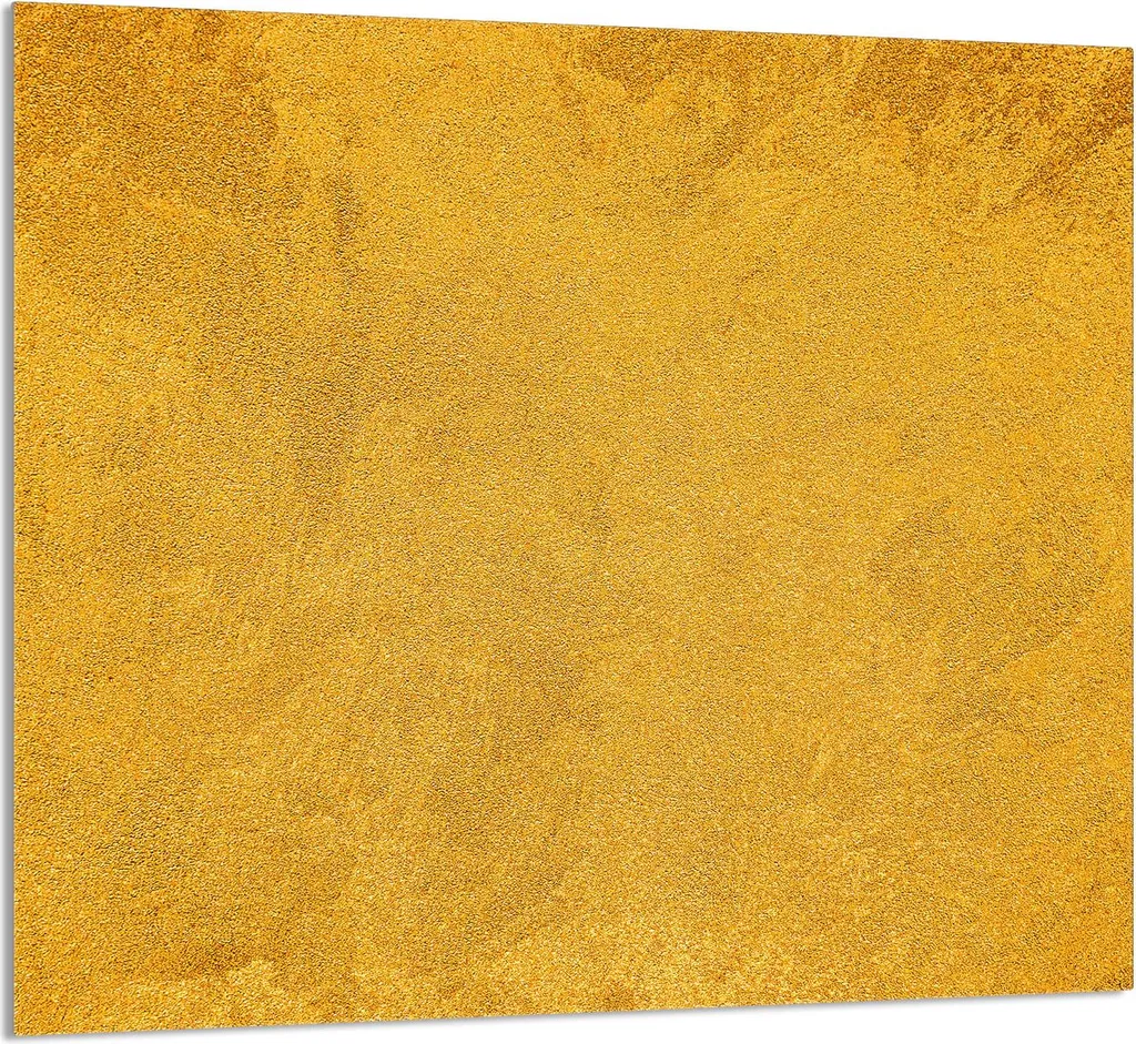 Piastra in Vetro per Cucina 65x60 Oro - Coprifornelli Vetro Temperato