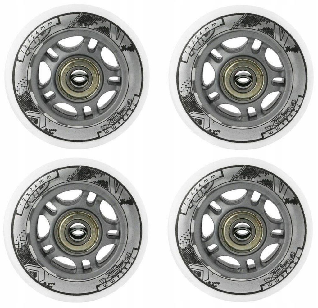 Gummiwalzenräder 72 mm + ABEC-7 Kugellager Produktbild 