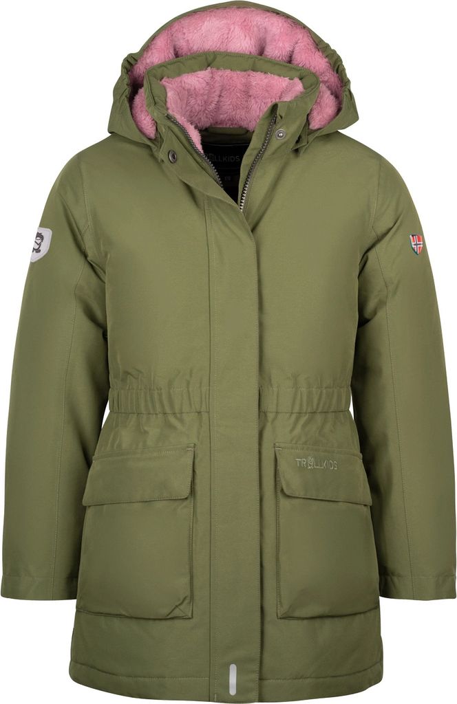 Trollkids Mädchen Wasserdichte Jacke Grün 301-323 Grösse 110