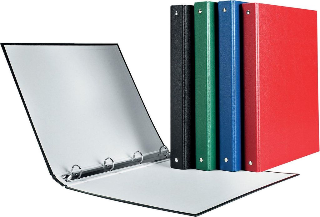 Herlitz Ringbuch A5 4 Ring f.sort PP-Folienbezug Reißmechanik 9mm